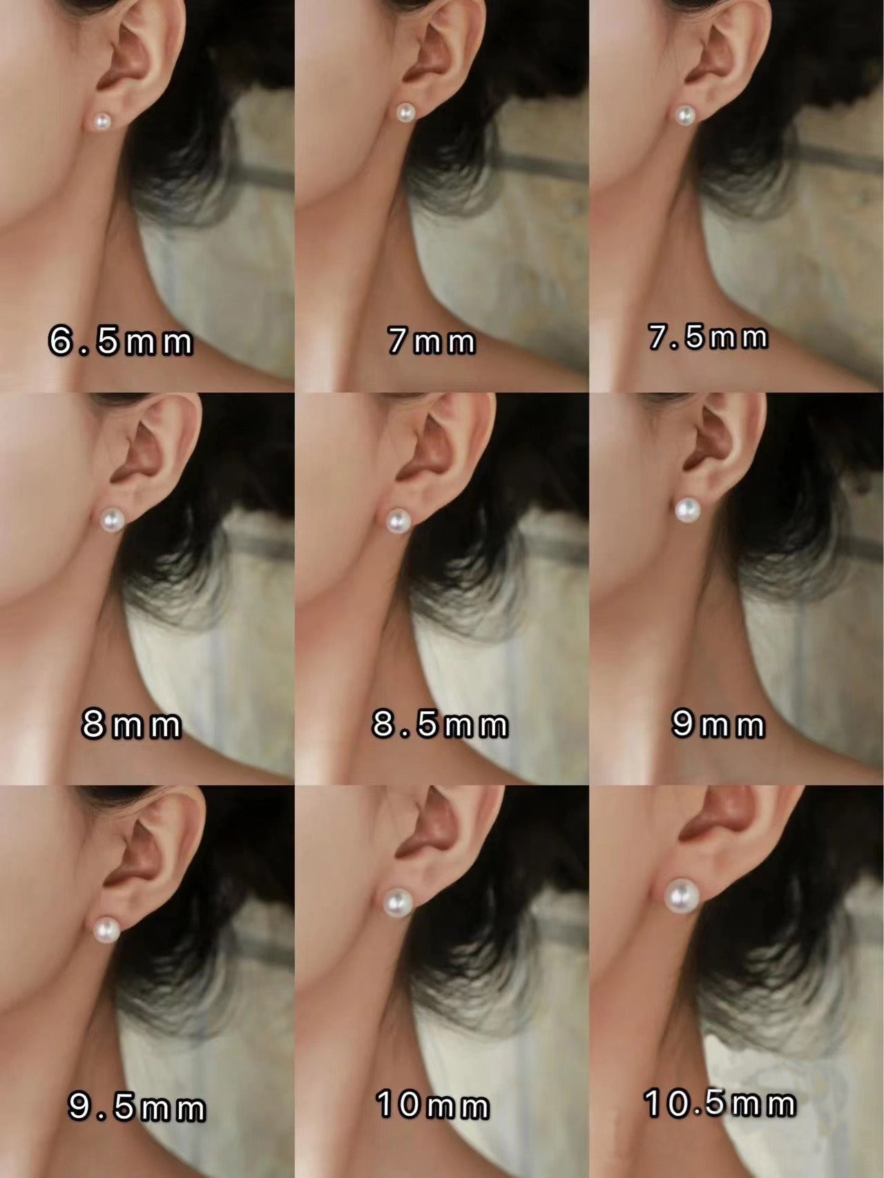 Pearl size guideWhat size pearl earring should i buy? Feliz Pearl