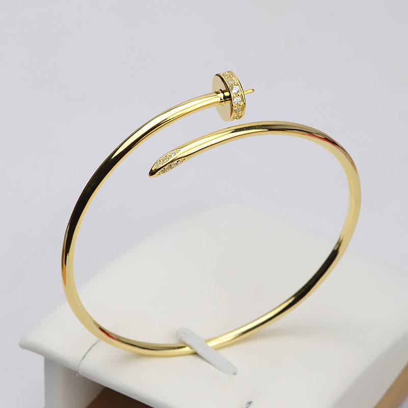S925 Silver Solid Pearl Bangle Setting-Feliz Pearl - Feliz Pearl