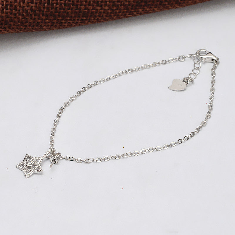 Freshwater Pearl Star Bracelet Setting-S925 Sterling Silver - Feliz Pearl