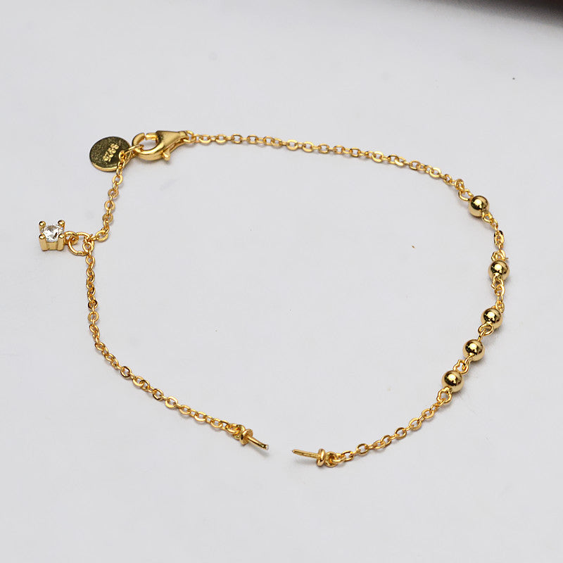 Chic Beads S925 Sterling Silver Pearl Bracelet Settings - Feliz Pearl