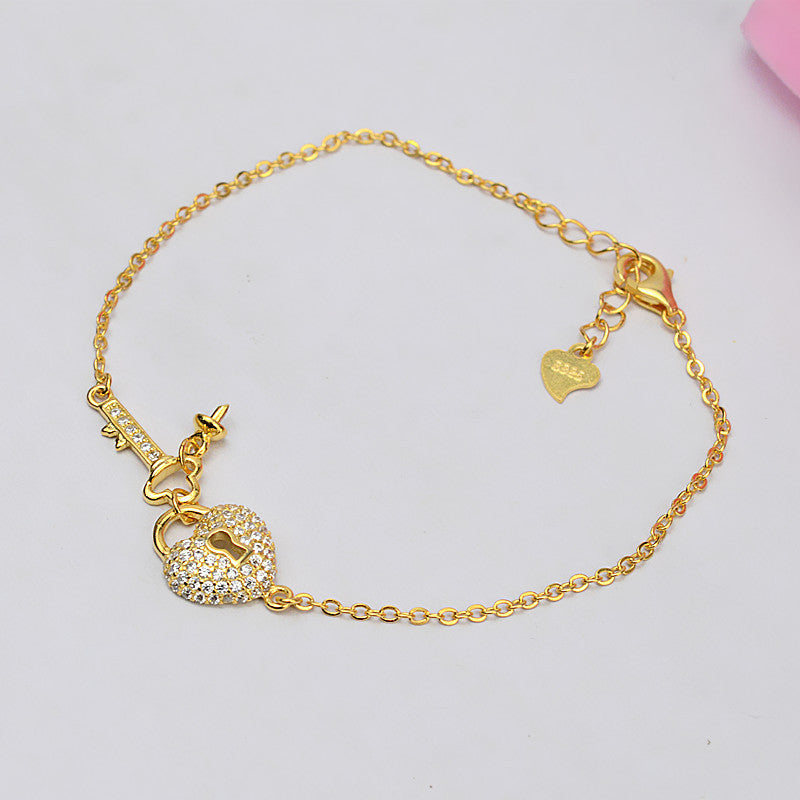 Cubic Zirconia Heart Pearl Bracelet Setting-Feliz Pearl - Feliz Pearl