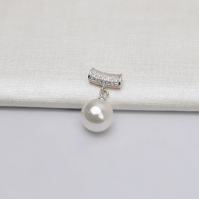 Daily Tube Design Pearl Pendant Setting-S925 Sterling Silver - Feliz Pearl