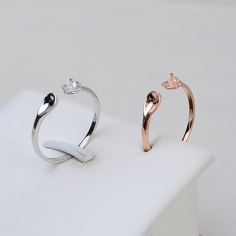 Simple Design Spoon Pearl Ring Settings-Feliz Pearl - Feliz Pearl