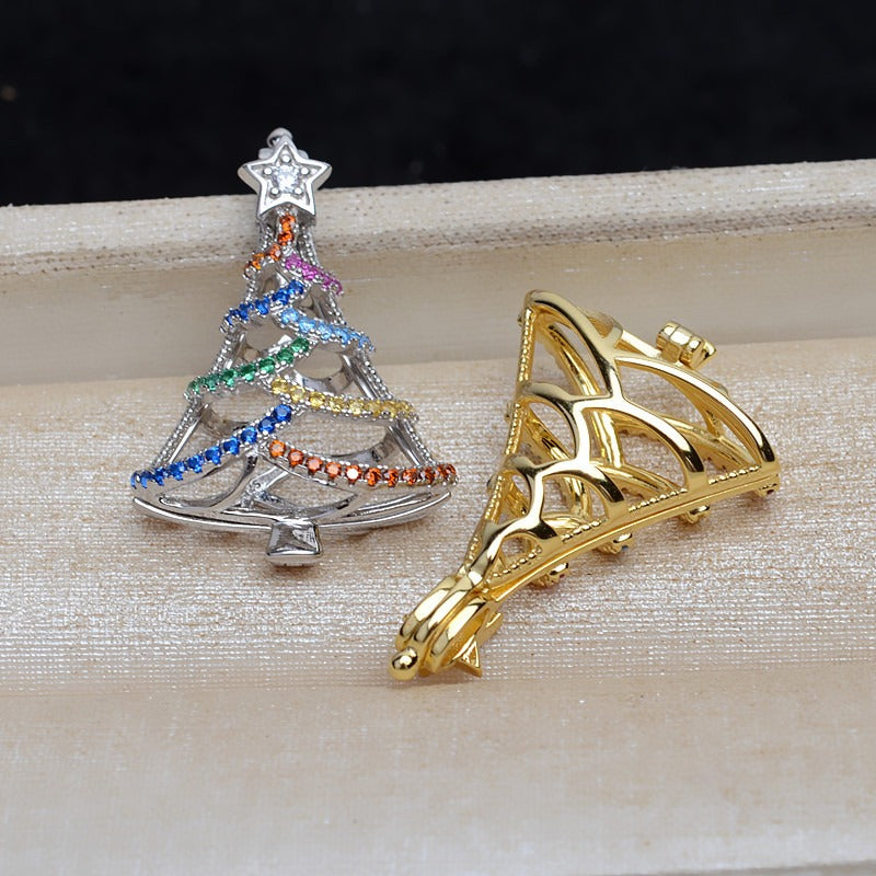 Feliz Pearl Christmas Colorful Tree Pearl Cage Pendant - Feliz Pearl