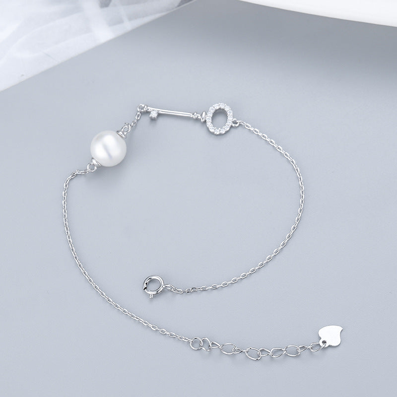 Wholesale Luxury Key Pearl Bracelet Setting-DIY Jewelry Setting - Feliz Pearl