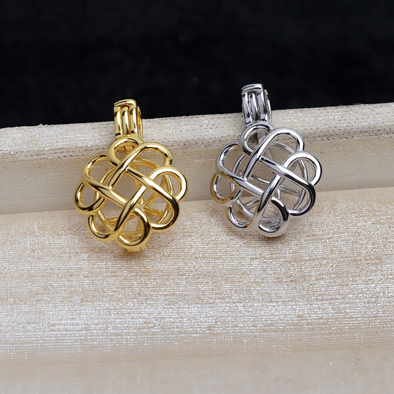 S925 Silver Pearl Cage Pendant Wholesale - Feliz Pearl