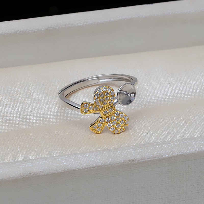 Wholesale Lovely Butterfly Pearl Ring Mounting-Feliz Pearl - Feliz Pearl