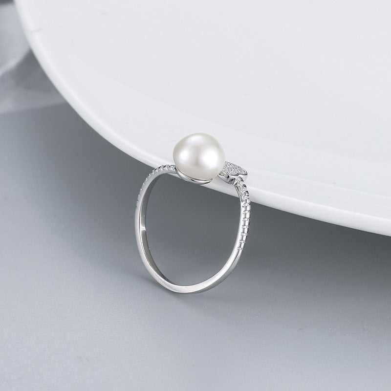 S925 Sterling Silver Bow Tie Design Pearl Ring Setting-Feliz Pearl - Feliz Pearl