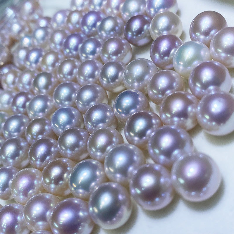 Near Round Cultured Freshwater Loose Pearls-9-10mm Pearls