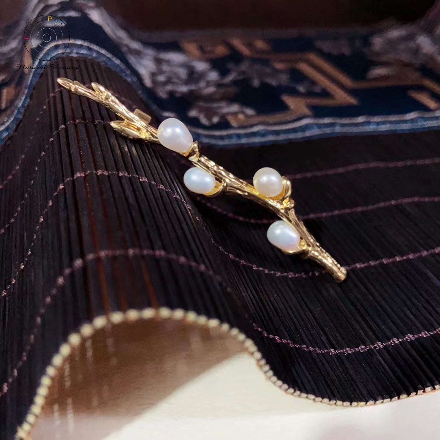 Willow Branches Pearl Brooch - Feliz Pearl