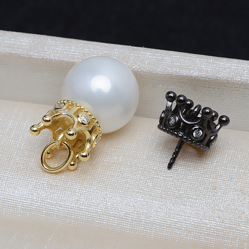 Cubic Zirconia Crown Pendant Setting-Jewelry Setting Supplier - Feliz Pearl