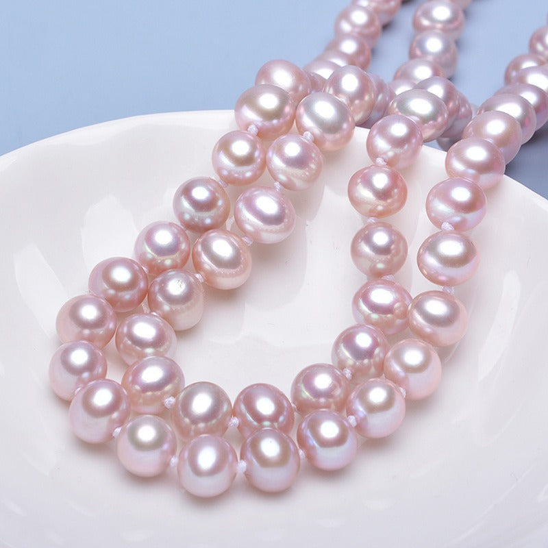 Layered Freshwater Potato Shape Pearl Necklace - Feliz Pearl