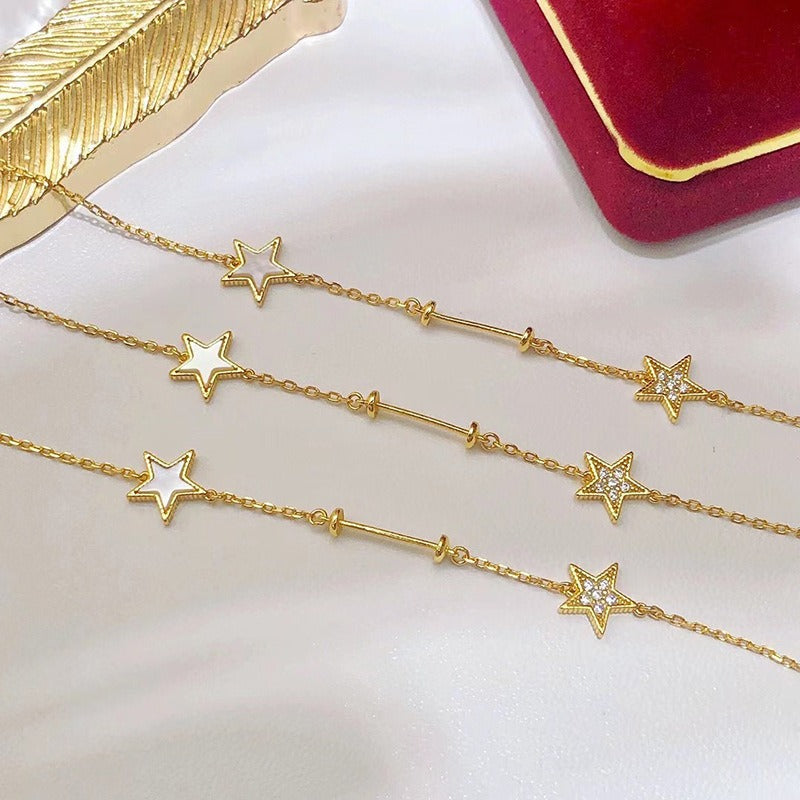 Shell Star Pearl Bracelet Settings-Feliz Pearl Silver Setting - Feliz Pearl