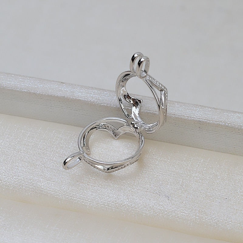 Sterling Silver Globe Pearl Cage Pendant - Feliz Pearl
