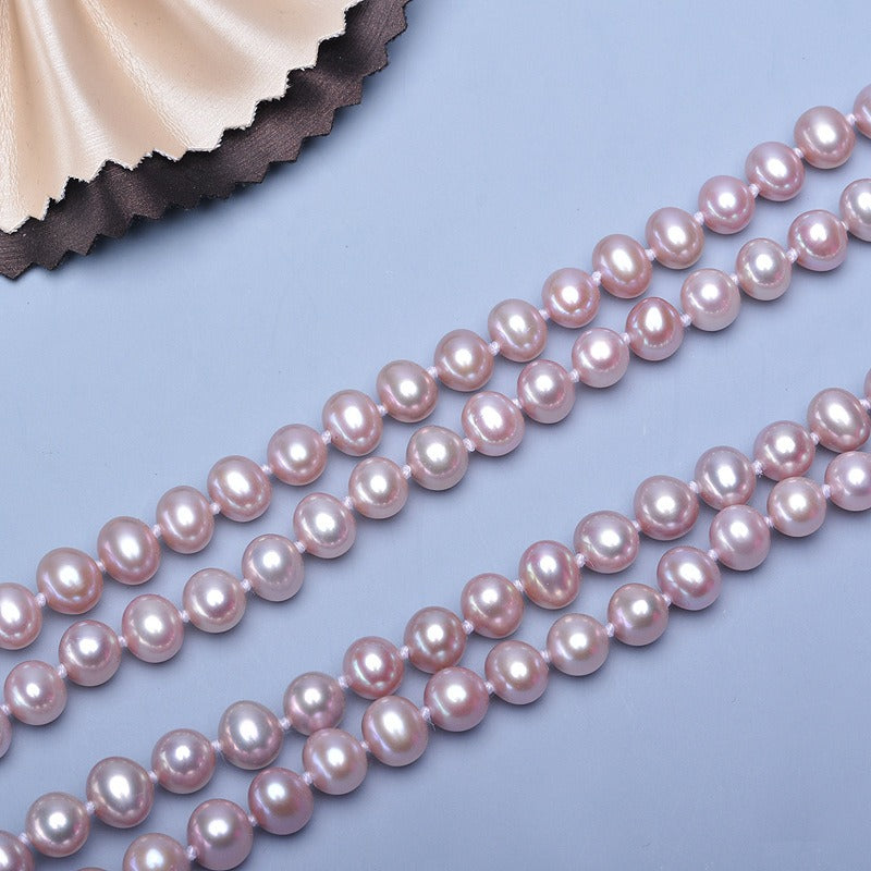 Layered Freshwater Potato Shape Pearl Necklace - Feliz Pearl