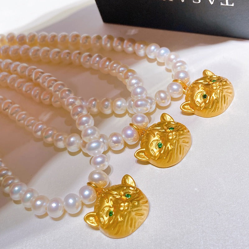 5-6mm Near Round Freshwater Pearl Necklace - Feliz Pearl