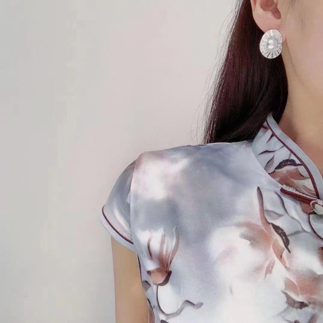 Women Luxury Pearl Stud Earring Settings - Feliz Pearl