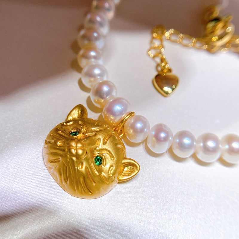 5-6mm Near Round Freshwater Pearl Necklace - Feliz Pearl