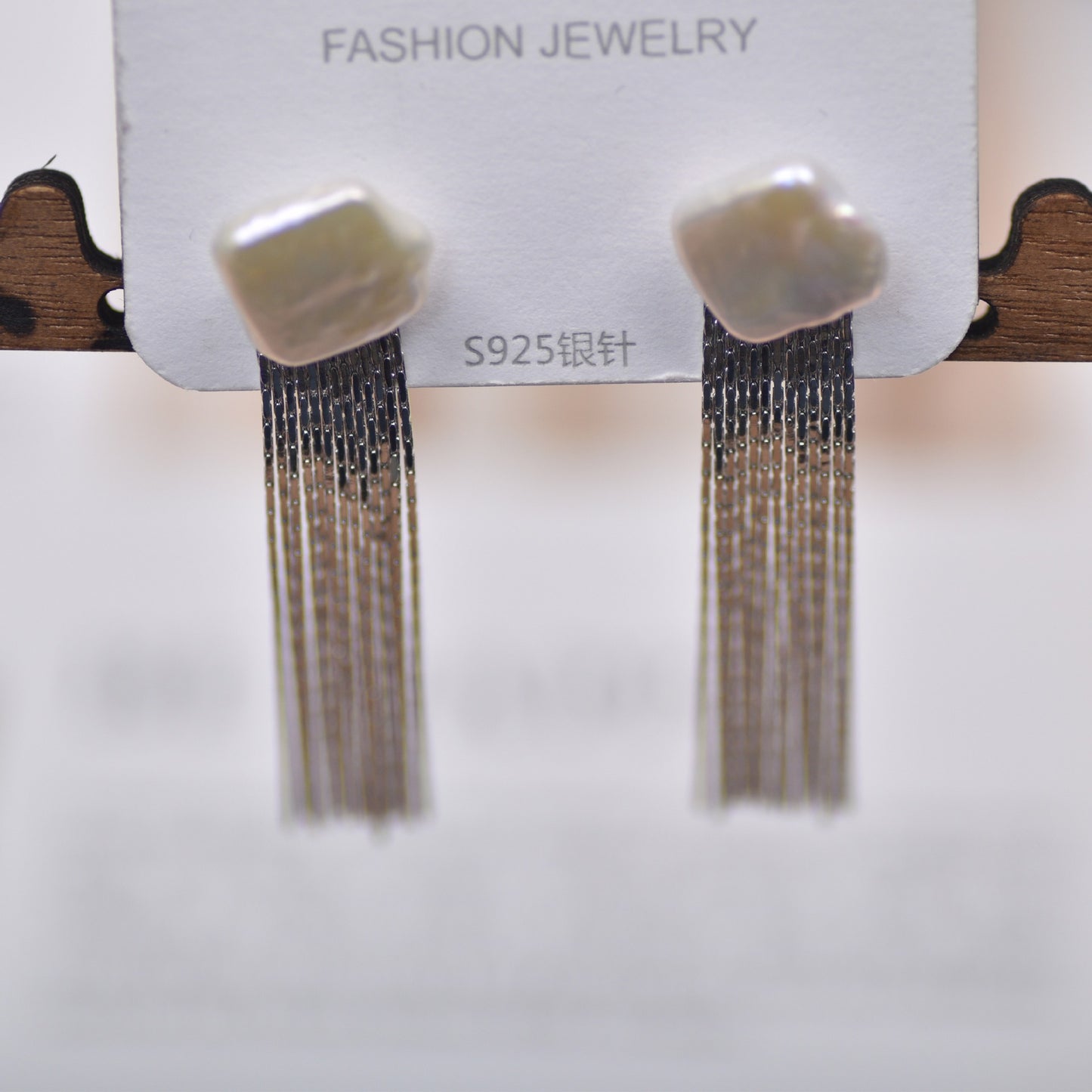 Freshwater Baroque Tassel Pearl Earring - Feliz Pearl