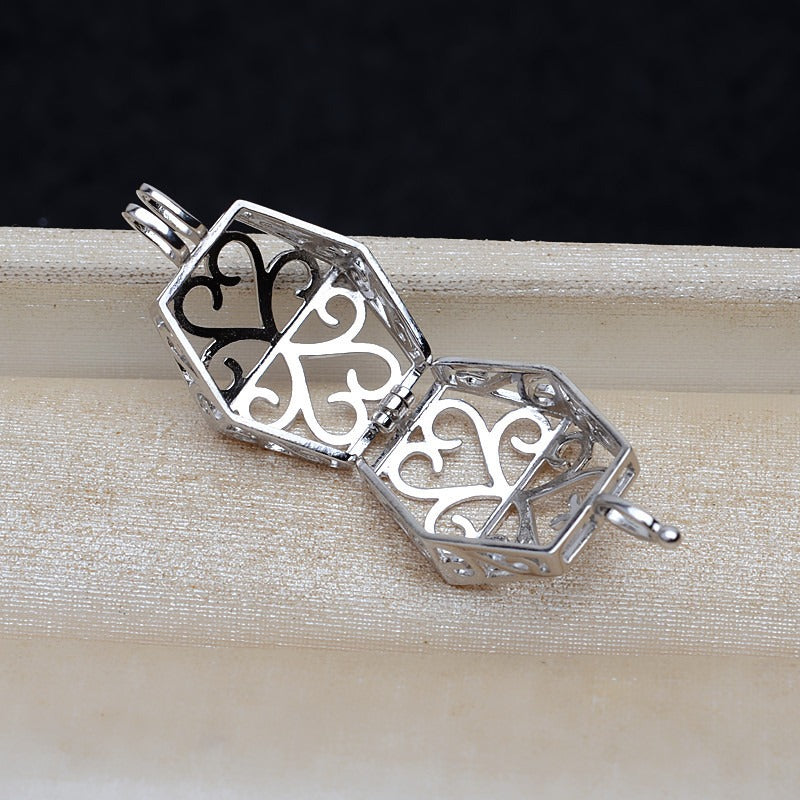 Fashion Women Bag Design Pearl Cage Pendant - Feliz Pearl