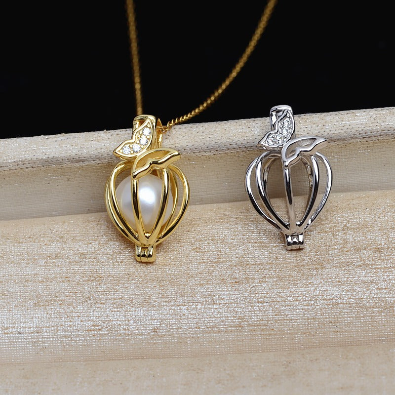 Feliz Pearl Butterfly Pearl Cage Pendant - Feliz Pearl