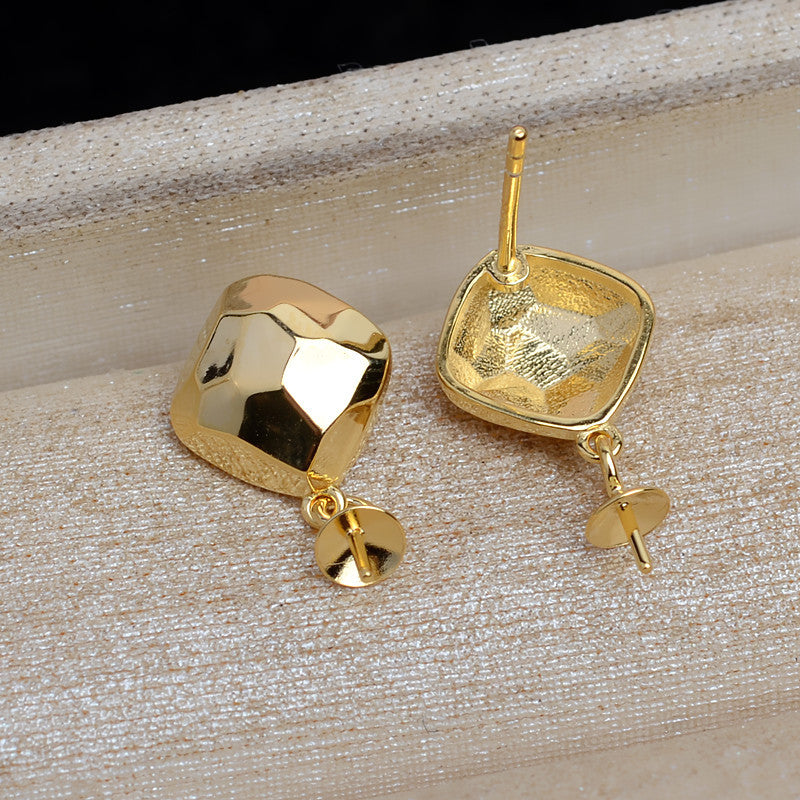 BaroqueStyleWomenPearlDangleEarringMounting3
