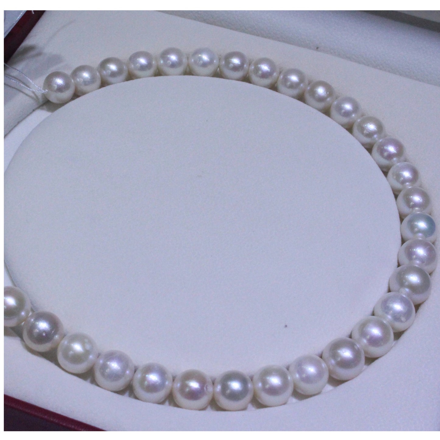 11.5-12.5mm Round White Edison Pearl Strands