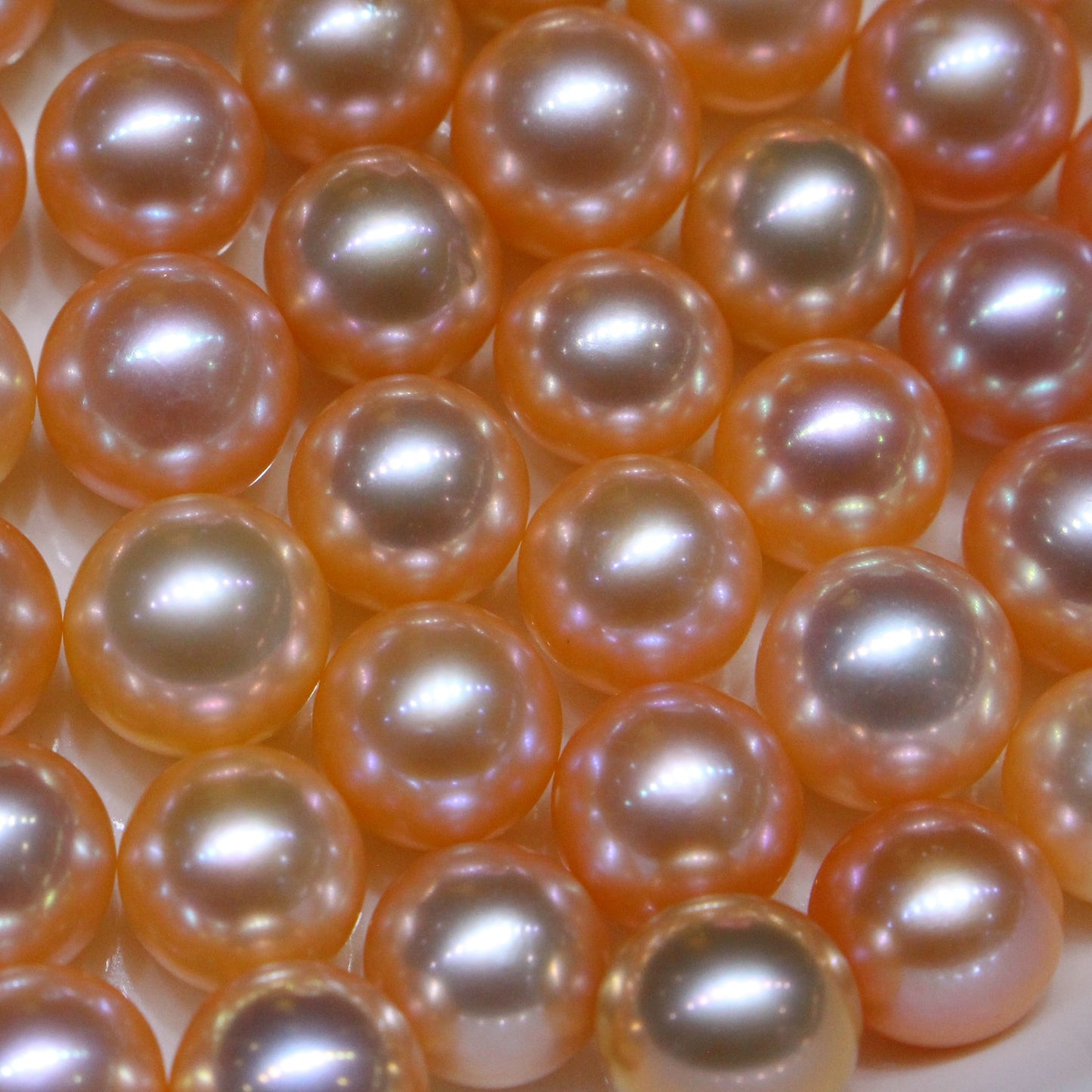 Natural champagne color freshwater loose pearls