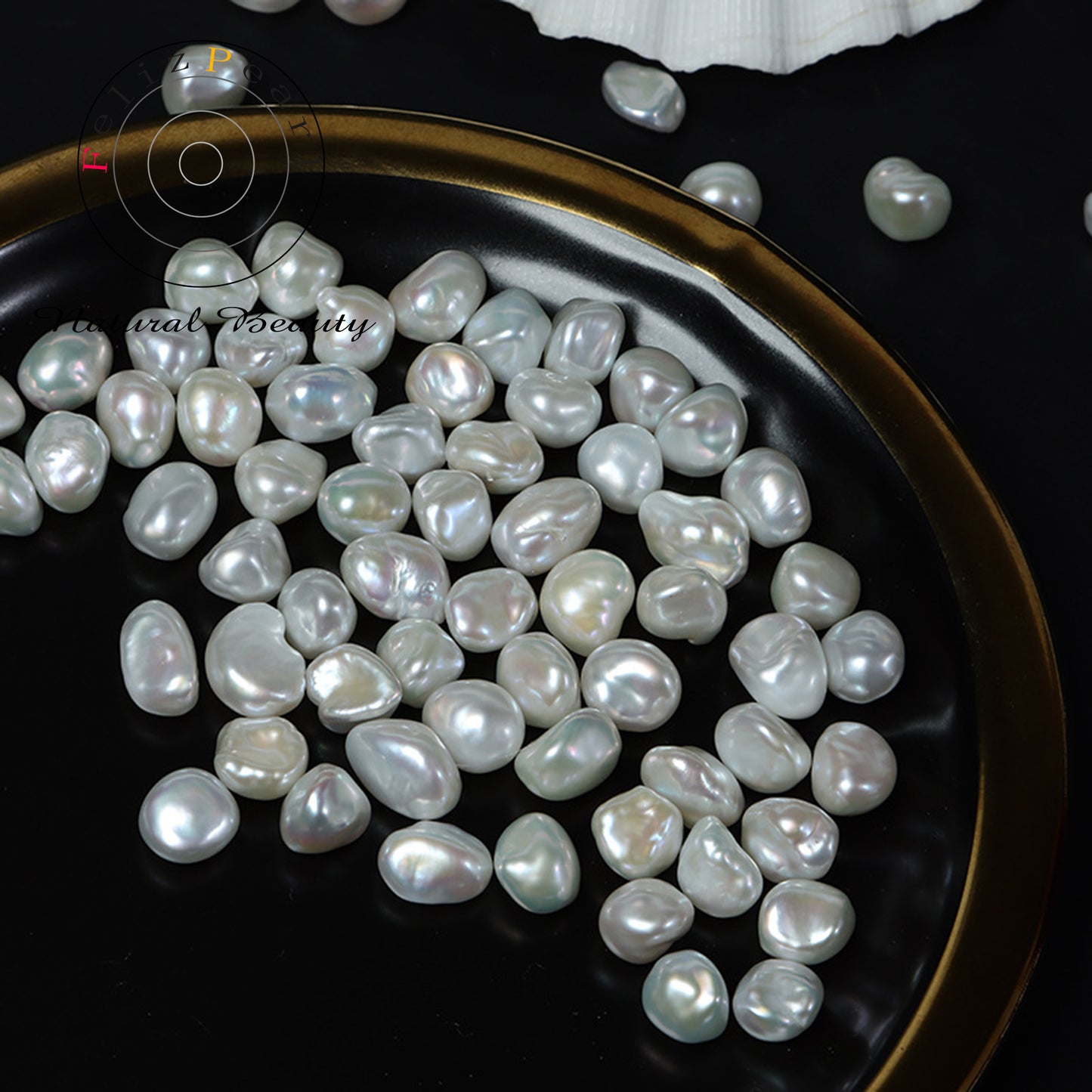 irregular baroque shapes pearls