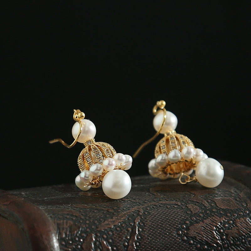 Vintage Handmade Pearl Earring