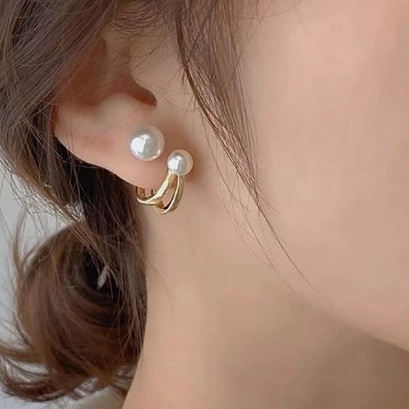 Multi Use Women Pearl Earring Setting