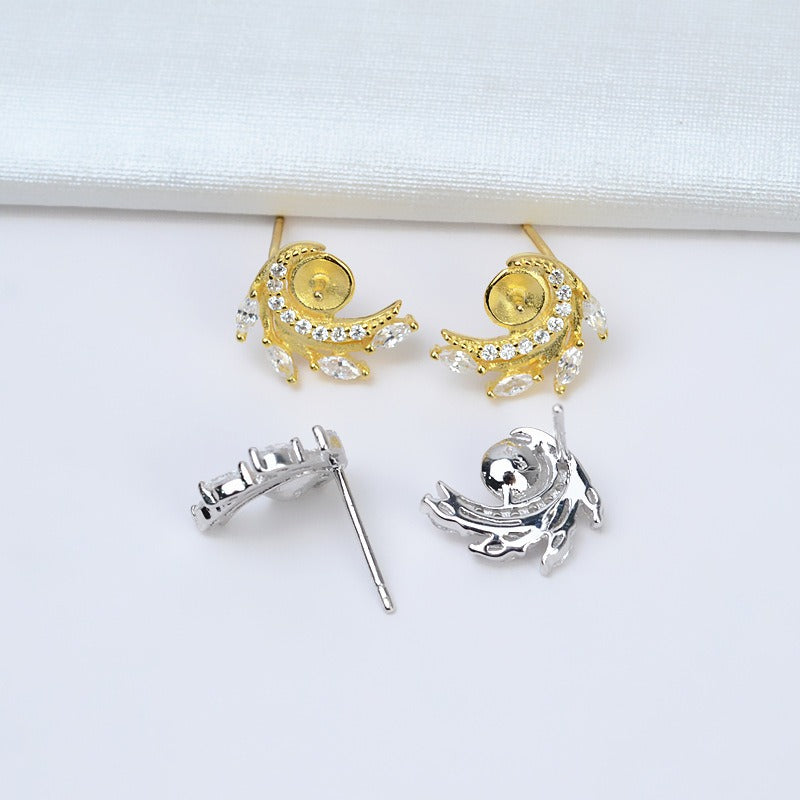 Women daily pearl earring