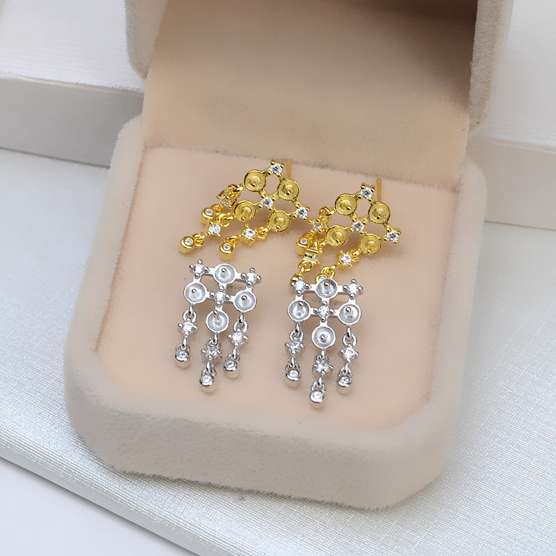 LuxuryMultiPearlsWomenEarringMounting1