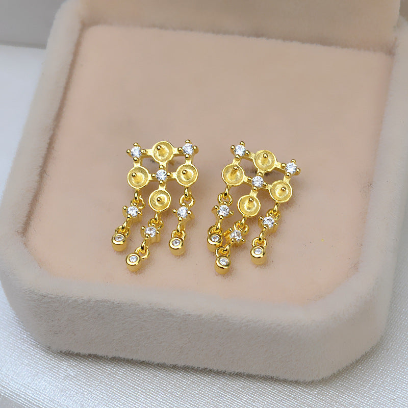 LuxuryMultiPearlsWomenEarringMounting2