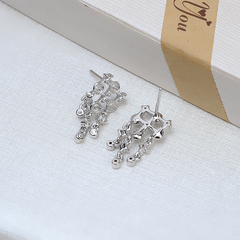 LuxuryMultiPearlsWomenEarringMounting4