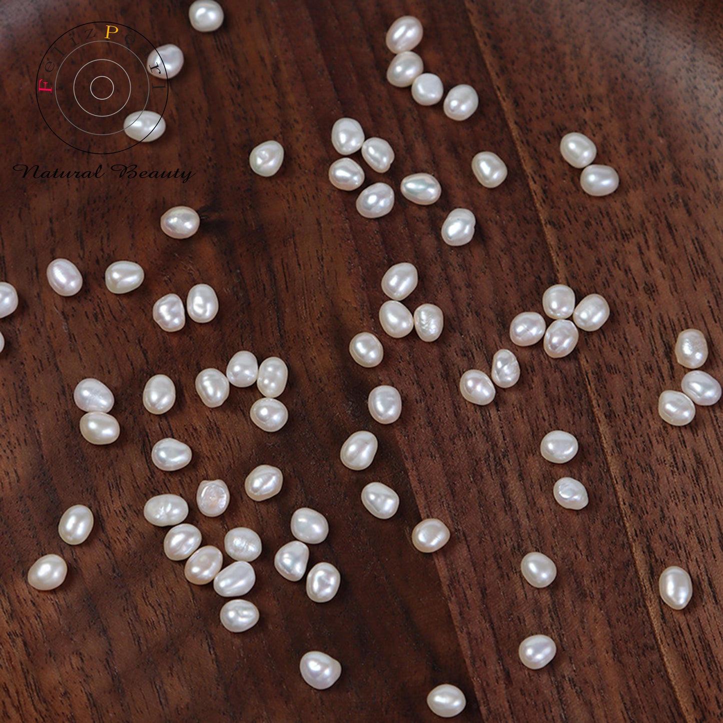 3-4mm baroque loose pearls