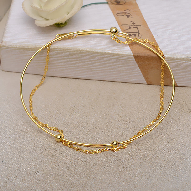 Exquisite Women Pearl Bangle Silver Pearl Bracelet Setting - Feliz Pearl