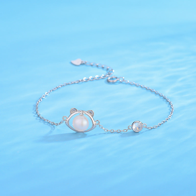 Lovely Tiger Pearl Bracelet Silver Settings-Feliz Pearl - Feliz Pearl