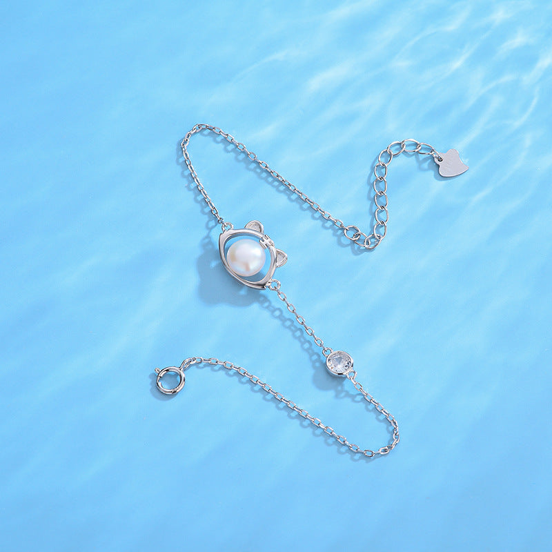 Lovely Tiger Pearl Bracelet Silver Settings-Feliz Pearl - Feliz Pearl