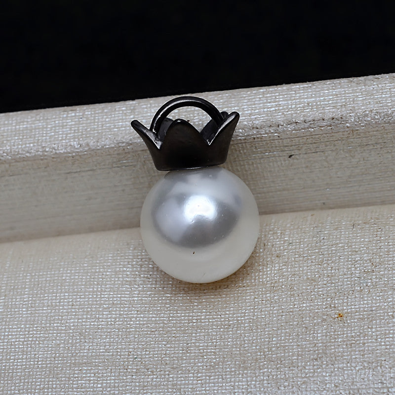 Casual Crown Pearl Pendant Setting-S925 Sterling Silver - Feliz Pearl