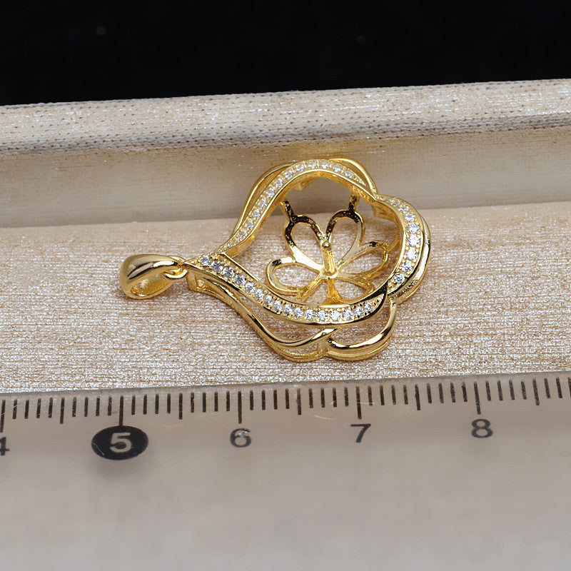 Blemish Cover Pearl Pendant Setting-S925 Sterling Silver - Feliz Pearl