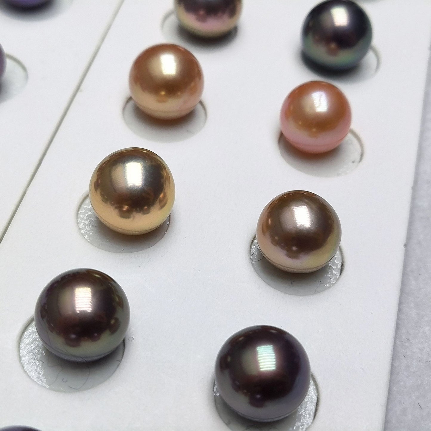 10-11mm Edison Pearl Pairs For Jewelry Making Mixed Color