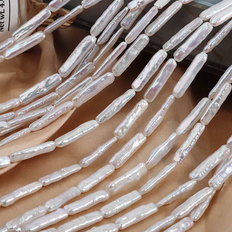 5X22mm Freshwater Baroque Stick Pearl Strands