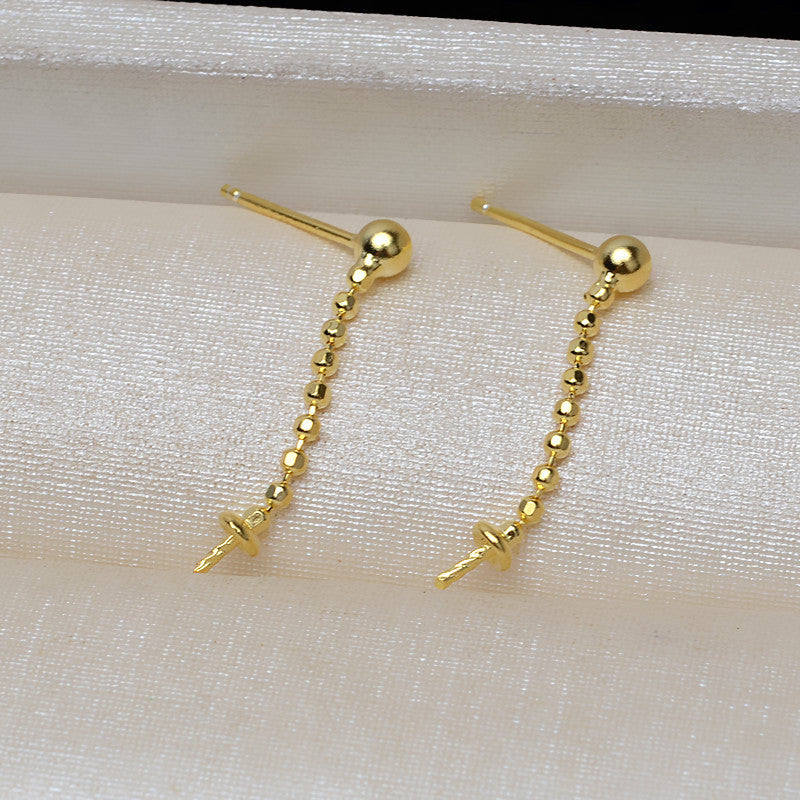 WomenTasselPearlEarringMounting2