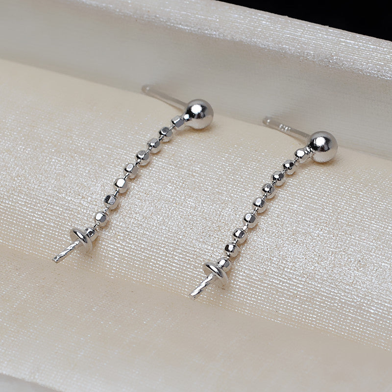 WomenTasselPearlEarringMounting3