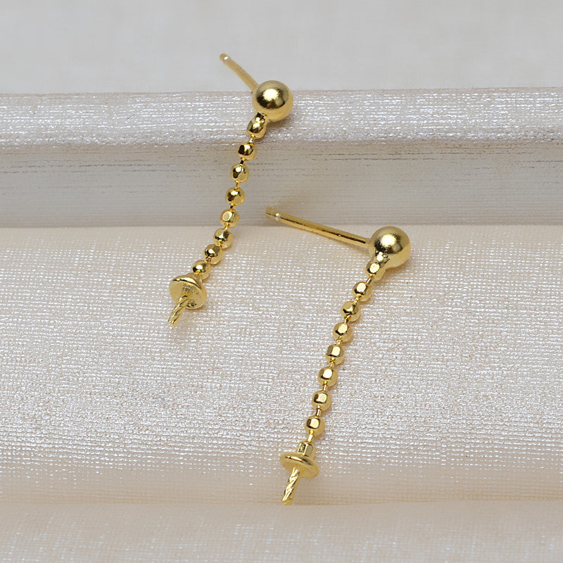 WomenTasselPearlEarringMounting4