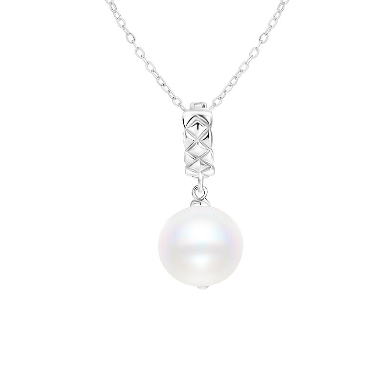 Minimalist Design Pearl Pendant Setting-S925 Sterling Silver - Feliz Pearl
