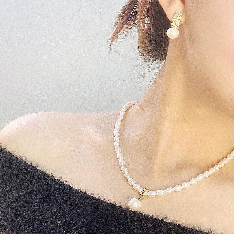 Minimalist Design Pearl Pendant Setting-S925 Sterling Silver - Feliz Pearl