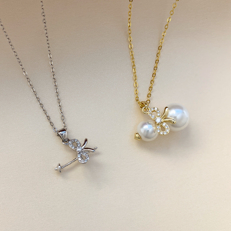DIY Gourd Pearl Pendant Setting- S925 Sterling Silver - Feliz Pearl