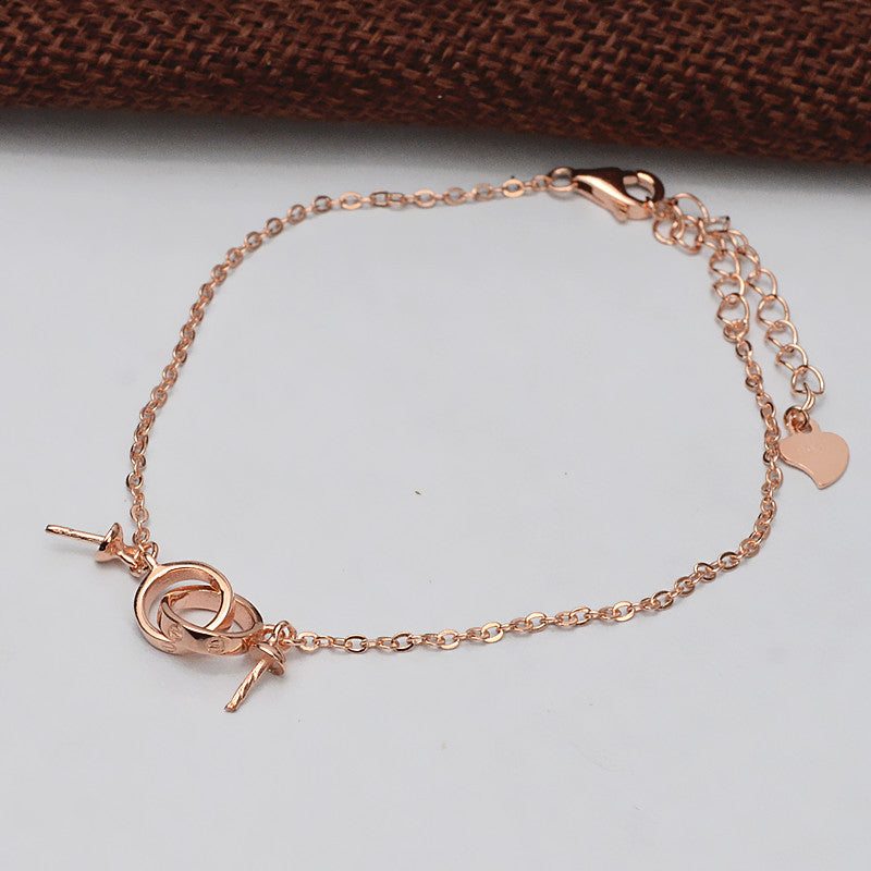 Chic S925 Silver Pearl Bracelet Settings Wholeale - Feliz Pearl 